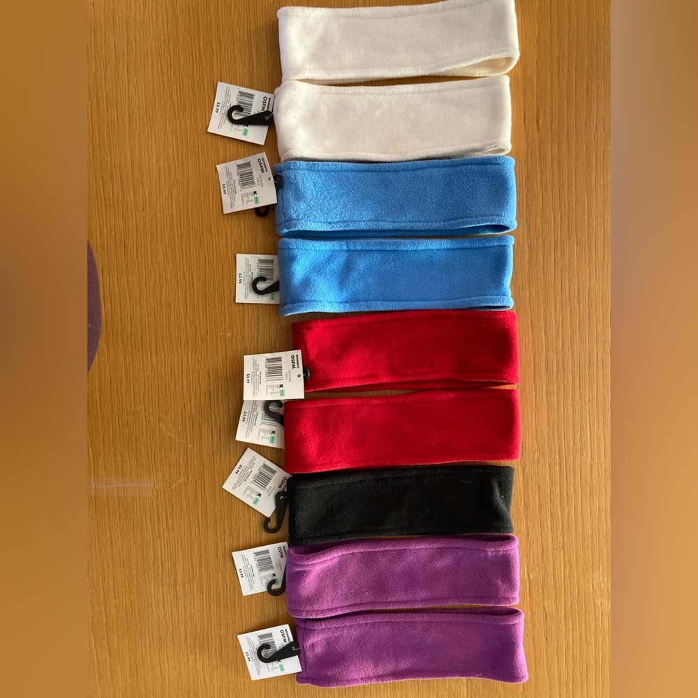 Fleece headbands for winter! NEW. Regular price was $3.99 each